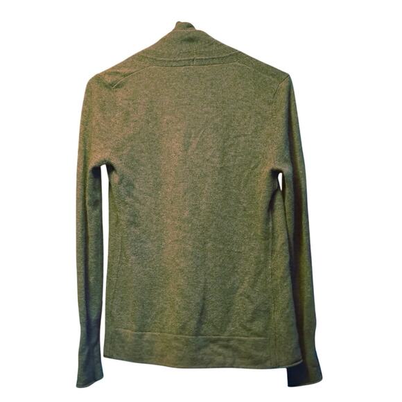 Aqua Cashmere brown open front cardigan size medium - Picture 2 of 3